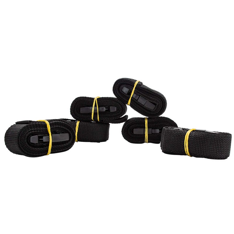 iCOVER Boat Cover Tie Down Straps Length Adjustable Quick Release Tightening Strap, 86 inch(7ft 2in) Long x 1â€ Wide, Male+Female, 6 Packs, IBCA0002 - Image 2